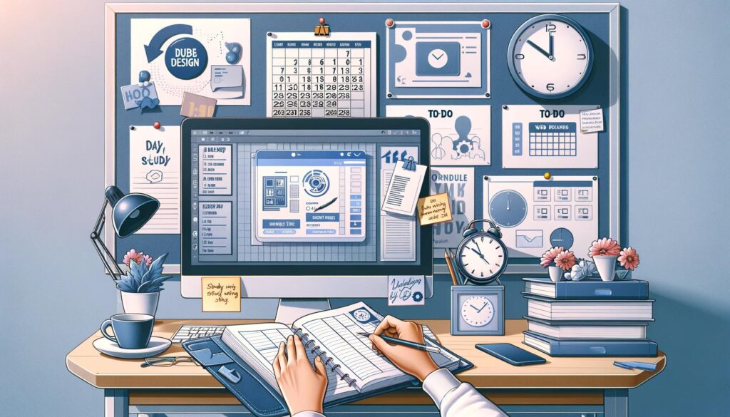 働きながらWebデザインを独学するための時間管理のコツ